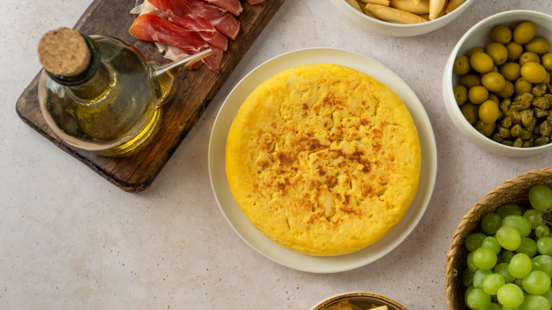 Comida típica madrileña en el centro de Madrid