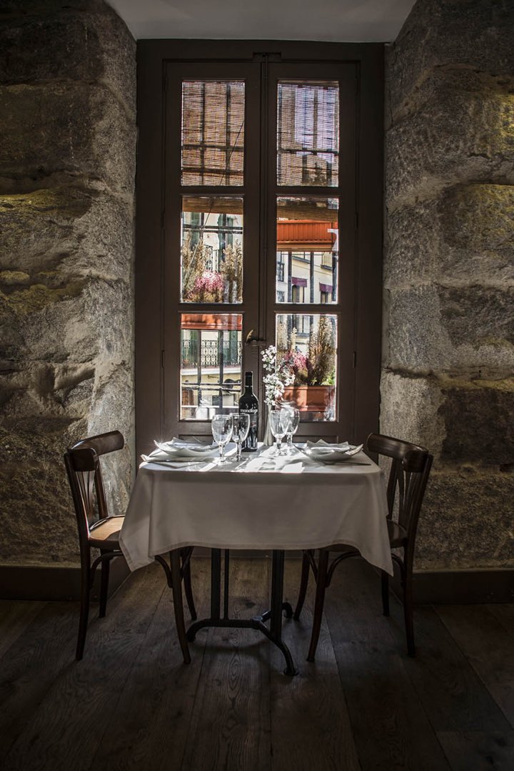 Cocina tradicional madrileña en la Plaza Mayor